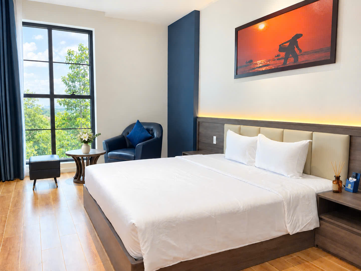 Phòng Phòng Deluxe King - View Biển — Diamond Rạch Giá Hotel